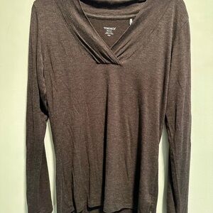 Toad&Co Women's Long Sleeve Slate Gray V-Neck Top